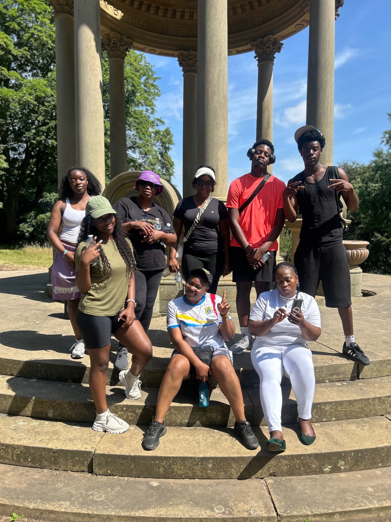 Wellbeing Walks group at Roundhay Park, Leeds